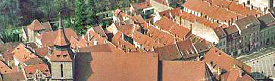 La torre de la Iglesia Negra de Brasov, Transilvania