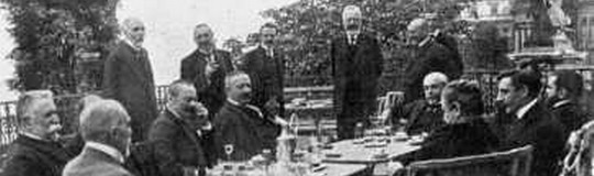 Almuerzo de ministros en Budapest, 1904